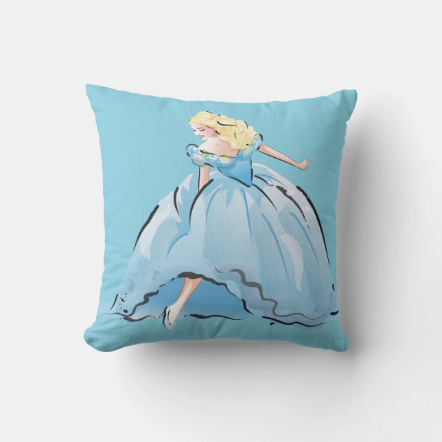 Coussin Cendrillon Et Sa Chaussure En Verre (Recto)