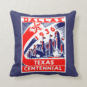 Coussin Centennial 1936 de Dallas le Texas