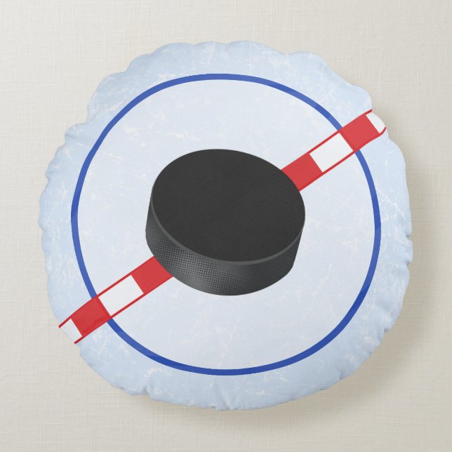 Coussin central de galet de glace d'hockey (Devant)