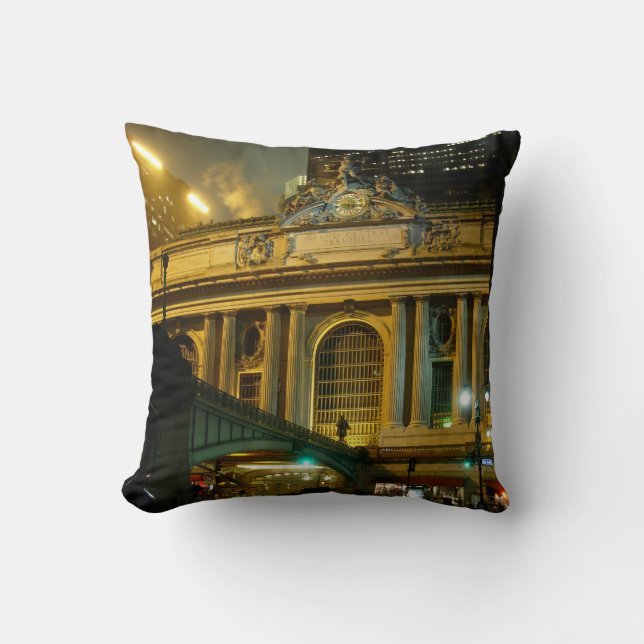 Coussin central grand du coussin NY de souvenir de (Recto)