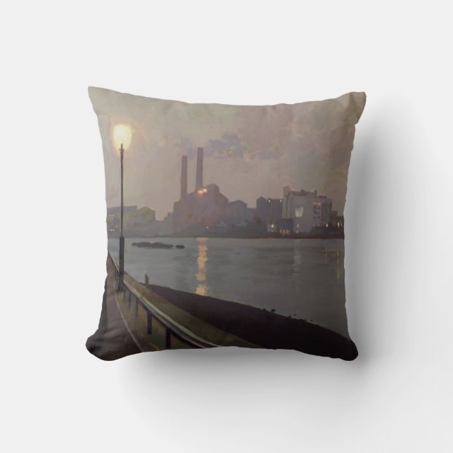 Coussin Centrale de Chelsea par nuit (Recto)