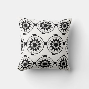 Coussin Cercle de culture géométrique futuriste Mandala