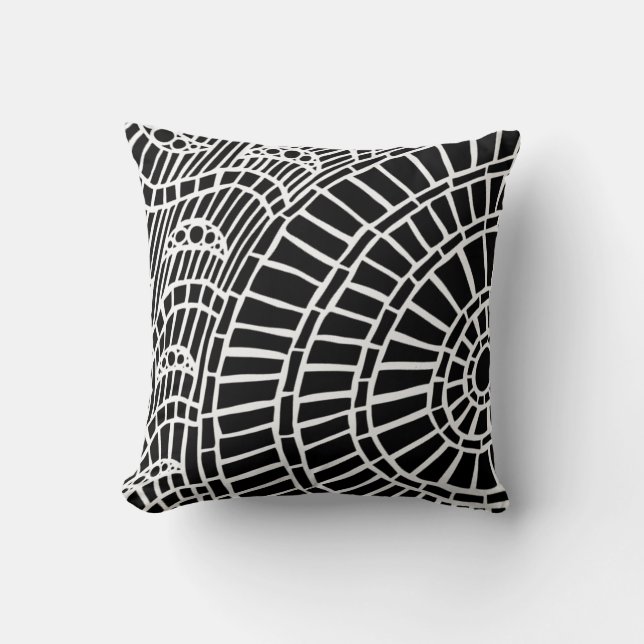 Coussin Cercles et S Cuels (Recto)