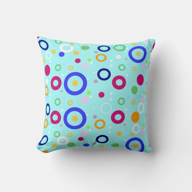 Coussin Cercles funky (Recto)