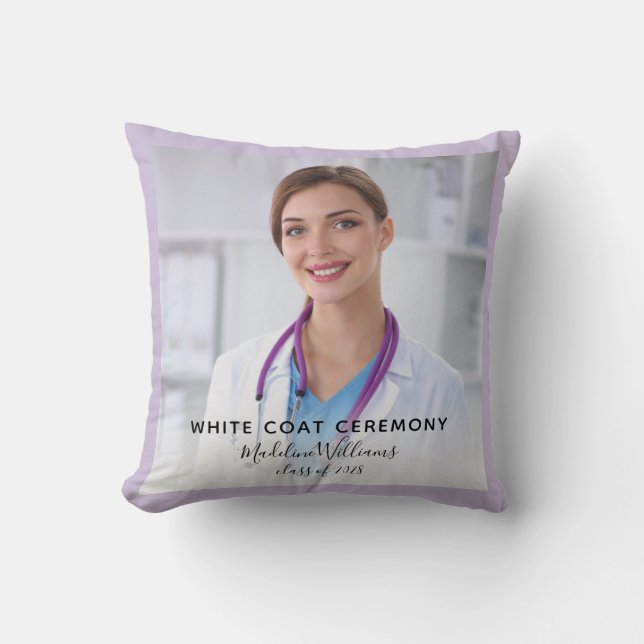 Coussin Cérémonie de la blouse blanche Ornement photo (Recto)