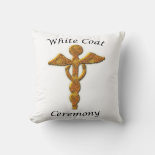 Coussin Cérémonie de la robe blanche Or Médicale, cadea
