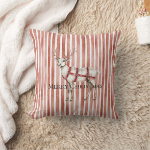 Coussin Cerf au poivre blanc de Noël