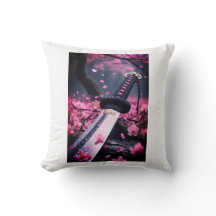 Cerise en fleurs Katana dans la pluie - Japonais S