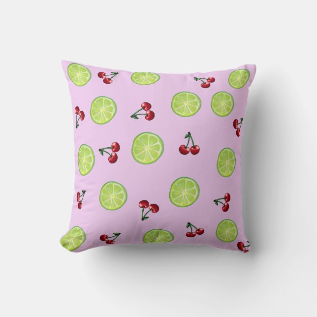 Coussin Cerise Limeade (Recto)