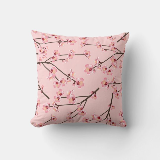 Coussin Cerisier en fleurs (Recto)
