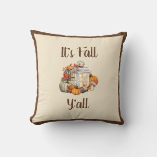 Coussin C'est Automne Y'all - Agritourisme rustique Décor 