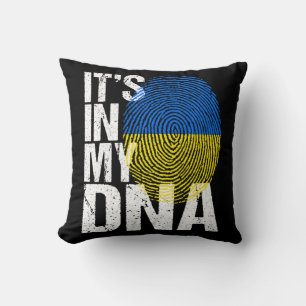 Coussin C'est dans mon ADN Ukraine drapeau ukrainien homme