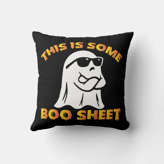 Coussin C'est du papier de boo (Verso)