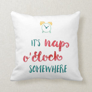 Coussin C'est heure de petit somme quelque part se
