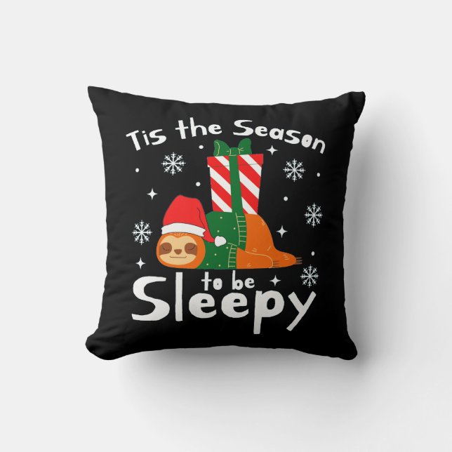 Coussin C'Est La Saison D'Être Sommeil Pour La Saison De N (Recto)
