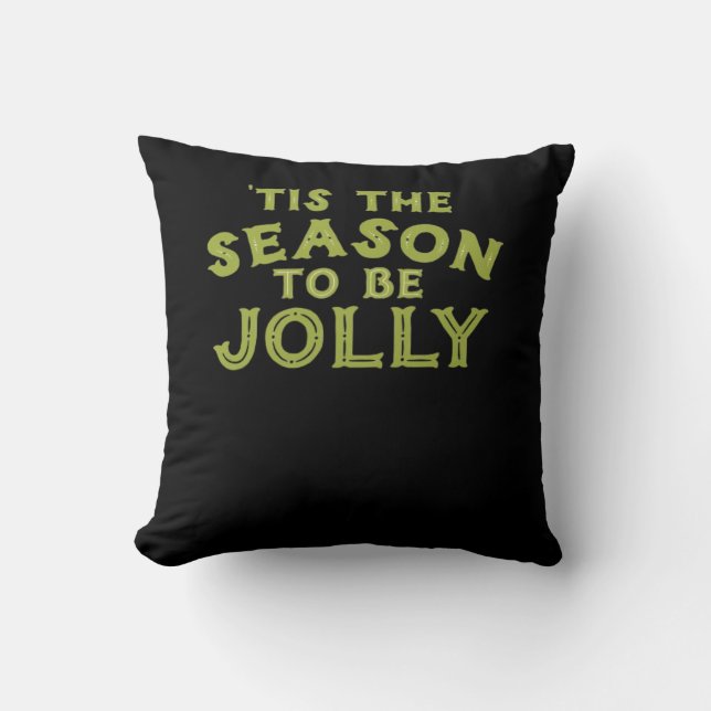 Coussin C'Est La Saison Drôle Joyeux Noël (Recto)