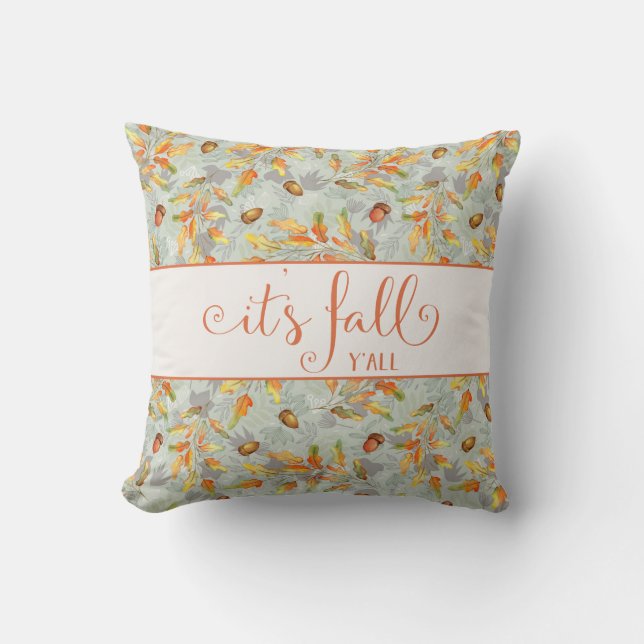 Coussin c'est la typographie de l'automne de l'automne (Recto)