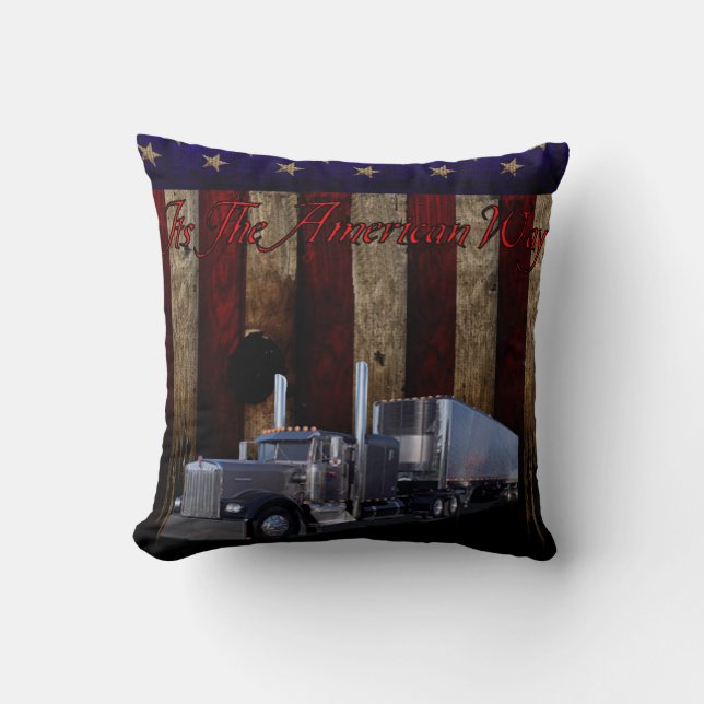 Coussin C'est le carreau américain de manière (Recto)