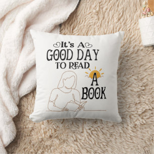 Coussin C'Est Un Bon Jour Pour Lire Chemise, Chemise De Ré