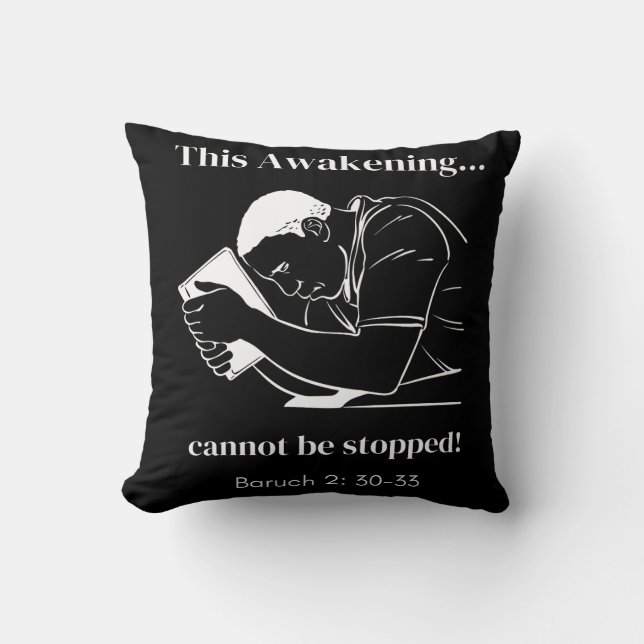 Coussin Cette conception d'éveil israélite (Recto)