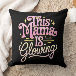 Coussin Cette maman brille la fête des mères de maman