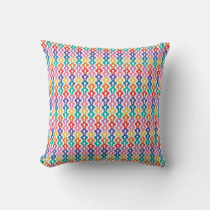 Coussin Chaîne de couleurs