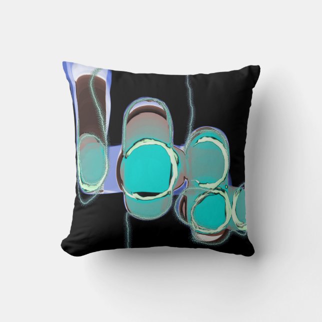 Coussin Chaînes de connexion (Recto)