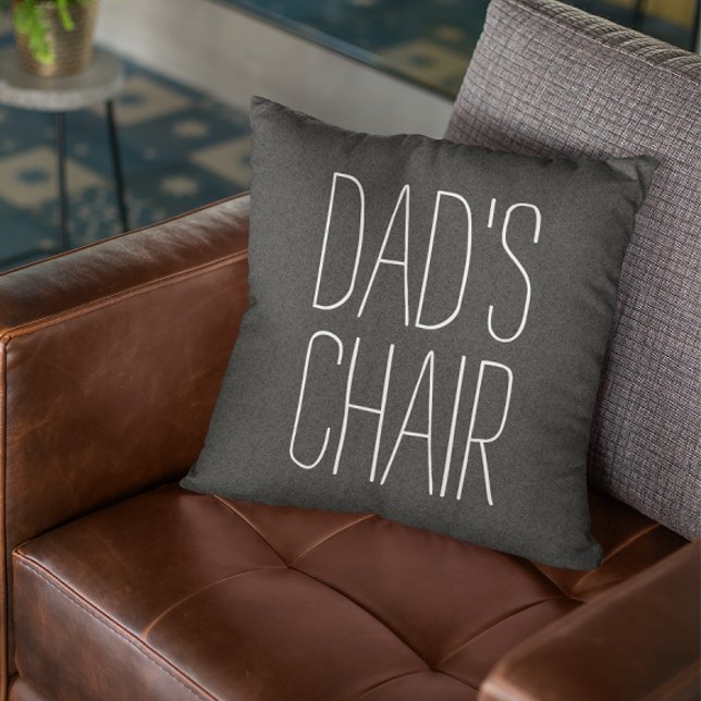 Coussin CHAISE DE PAPA Décoratif juste pour papa Personnal (Créateur téléchargé)