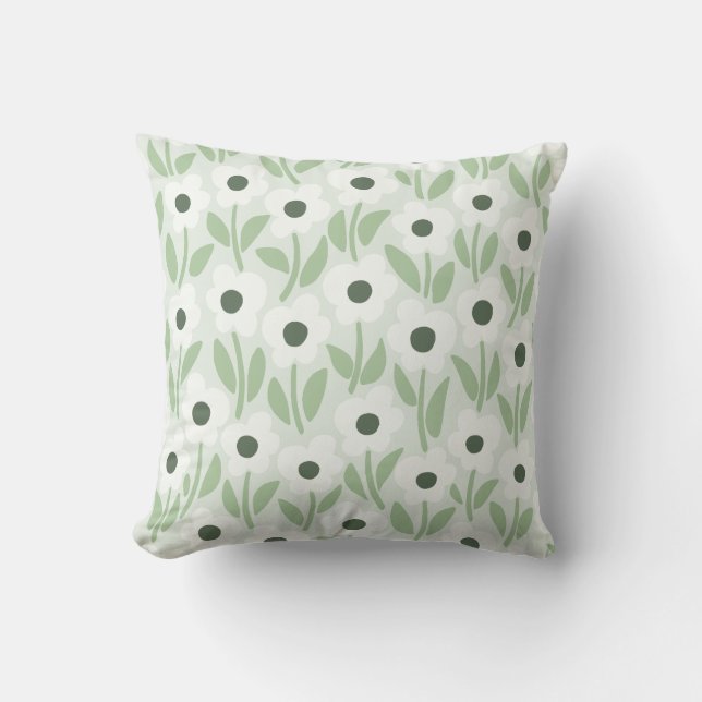 Coussin Chalkflower Garden Botanical Calm (Recto)