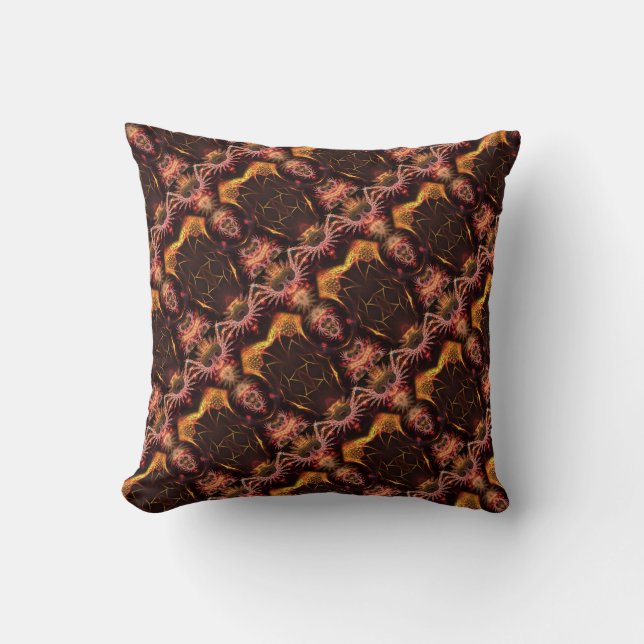 Coussin Chaman Visionnaire Fractal motif Cushion (Recto)