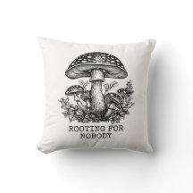 Coussin champignon, Racine pour personne Décor mai