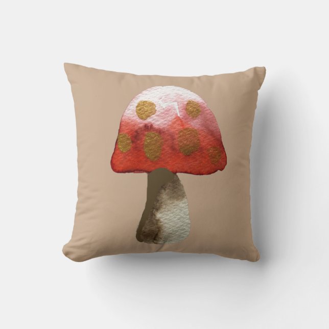 Coussin Champignon rouge fong magic (Recto)