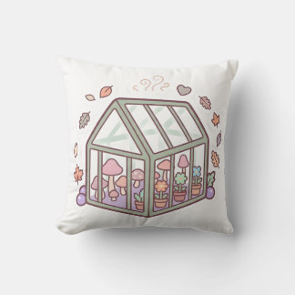 Coussin Champignon Serre Pastel Mignon
