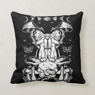 Coussin Champignons Phases esthétiques de la grenouille m