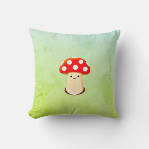 Coussin Champignons rouges personnalisés