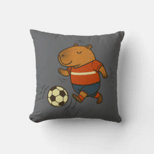 Coussin Champion de Capyball : La Capybara sportive