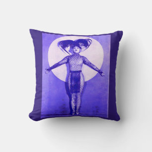 Coussin Championnat du monde de football 1922 - bleu
