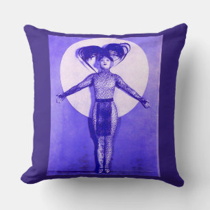 Coussin Championnat du monde de football 1922 - bleu