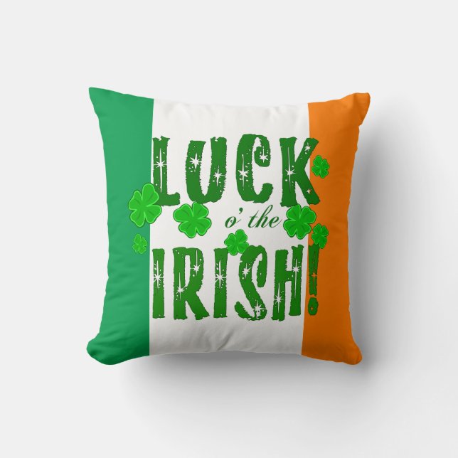 Coussin Chance o le carreau irlandais (Recto)