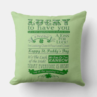 Coussin Chanceux de t'avoir