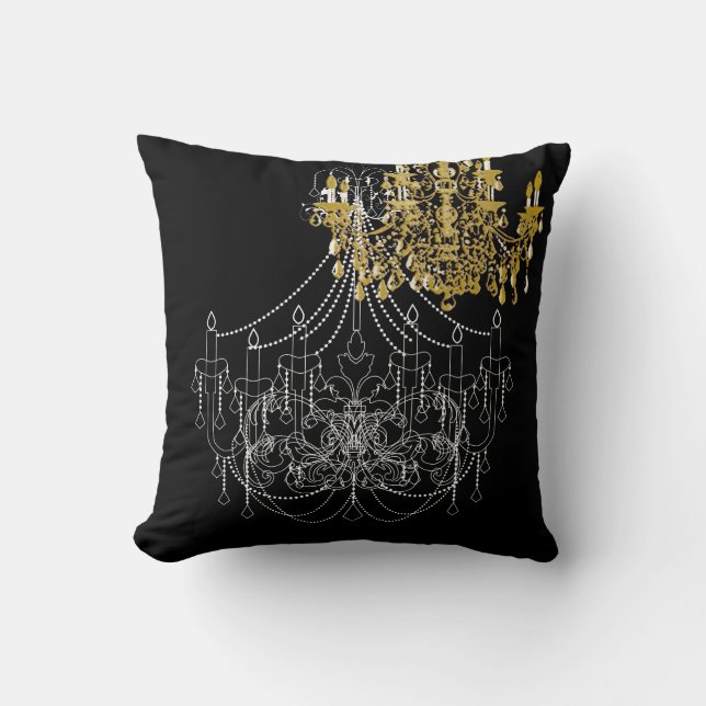 Coussin Chandeliers PixDezines/do-it-yourself couleur (Recto)