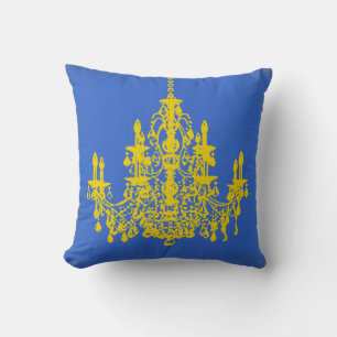 Coussin Chandeliers vintages PixDezines/arrière - plan do-