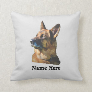 Coussin Changement de nom Propre texte photo Chien berger 