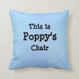 Coussin Changer de nom - C'est la chaire de Poppy - Grand-