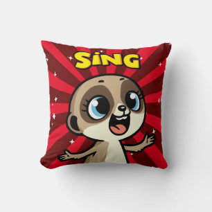 Coussin Chanter Meerkat