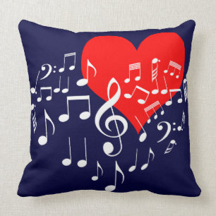 Coussin Chanter un coeur unique