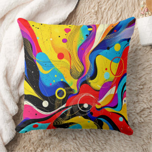Coussin Chaos en Harmonie Art