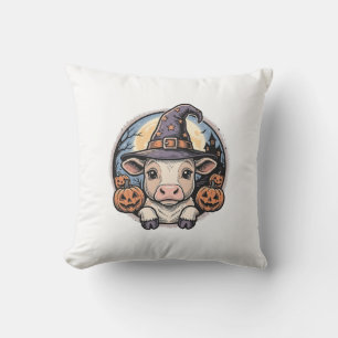 Coussin Chapeau de sorcière de veau Halloween mignon Gravu