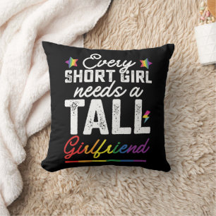 Coussin Chaque petite fille LGBT a besoin d'une grande ami
