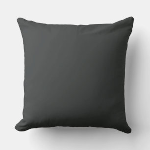 Coussin Charbon (couleur solide)